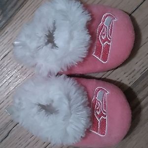 Infant Seattle Seahawk slippers